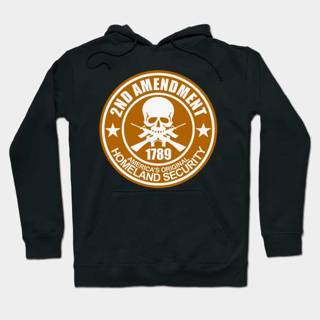 2nd Amendment - Americas Original Homeland Security Hoodie by  The best hard hat stickers 